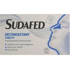 Sudafed Decongestant Tablets